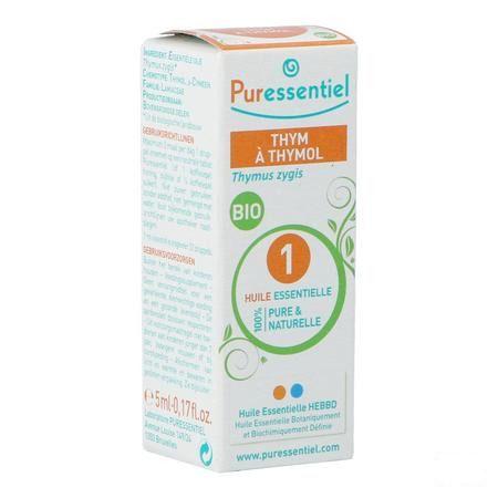 Puressentiel Eo Tijm Thymol Bio Expert Essentiele Olie5 ml  -  Puressentiel