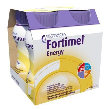 Fortimel Energy Banaan 4x200 ml 2320471  -  Nutricia