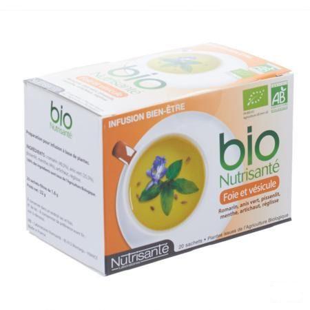 Infusion Bio Foie Et Vesicule Sachets 20  -  Nutrisante