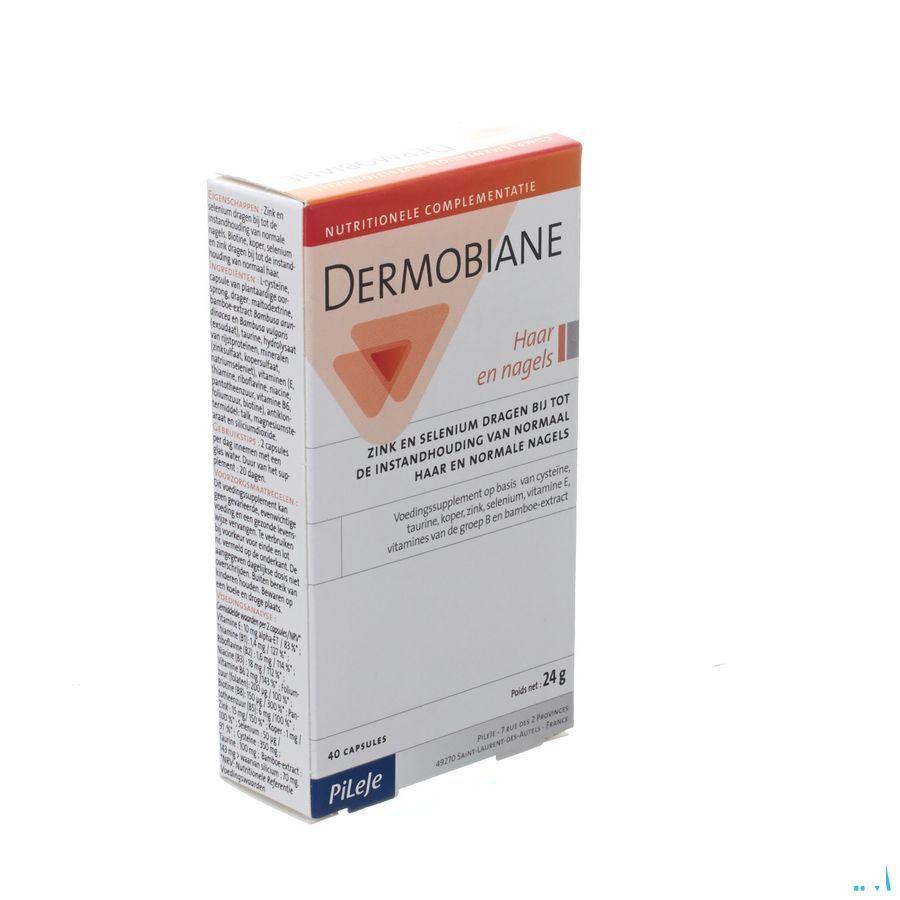 Dermobiane Cheveux Et Ongles Gel 40x605 mg  -  Pileje