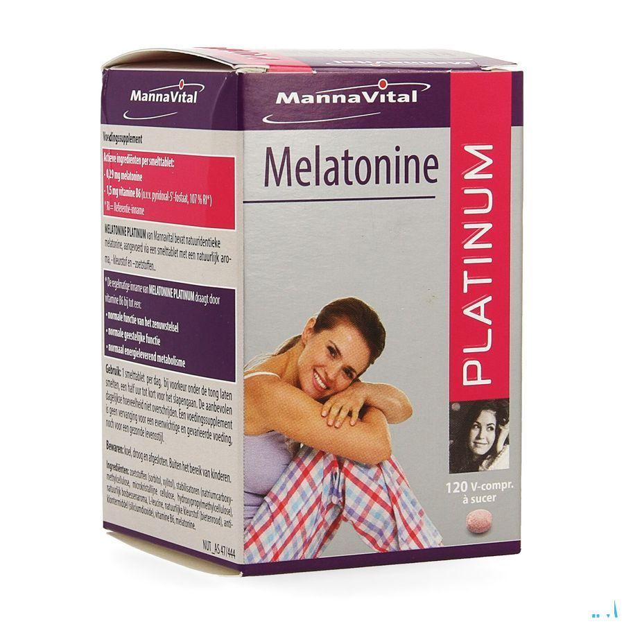 Mannavital Melatonine V-Smelttabl 120