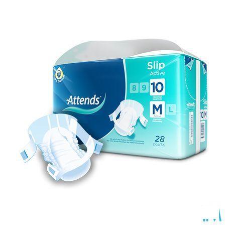 Attends Slip Active 10 Medium 1x28
