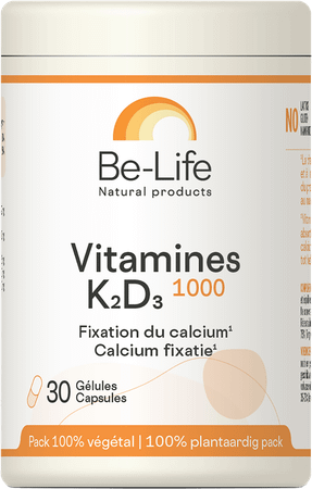 Vitamines K2 D3 1000 Be Life Capsule 30  -  Be-Life