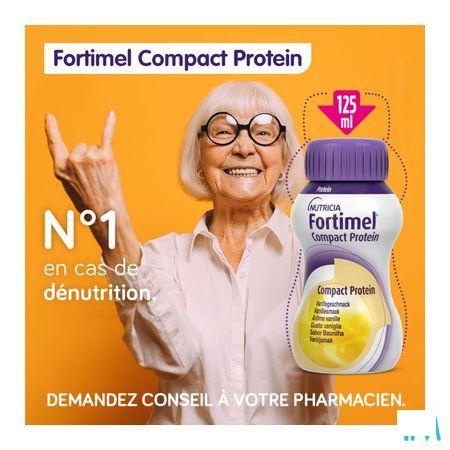 Fortimel Compact Protein Fraise 4x125 ml  -  Nutricia