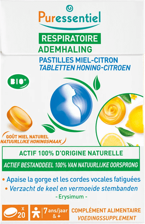Puressentiel Ademhaling Honing Citroen Past 20