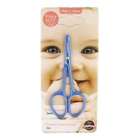 Vitry Ciseaux Nourrisson Inox Pastilleel 1045  -  Vitry