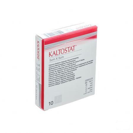Kaltostat Pansement 5,0x 5,0cm Ster 10p  -  Convatec