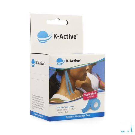 Naqi K Active Tape Blue 5,0cmx5m  -  Naqi