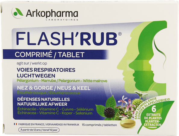 Flash Rub Tabletten 15  -  Arkopharma
