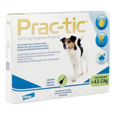 Prac-tic Spot-on Anti vlo-teek Kleine Hond .1x3