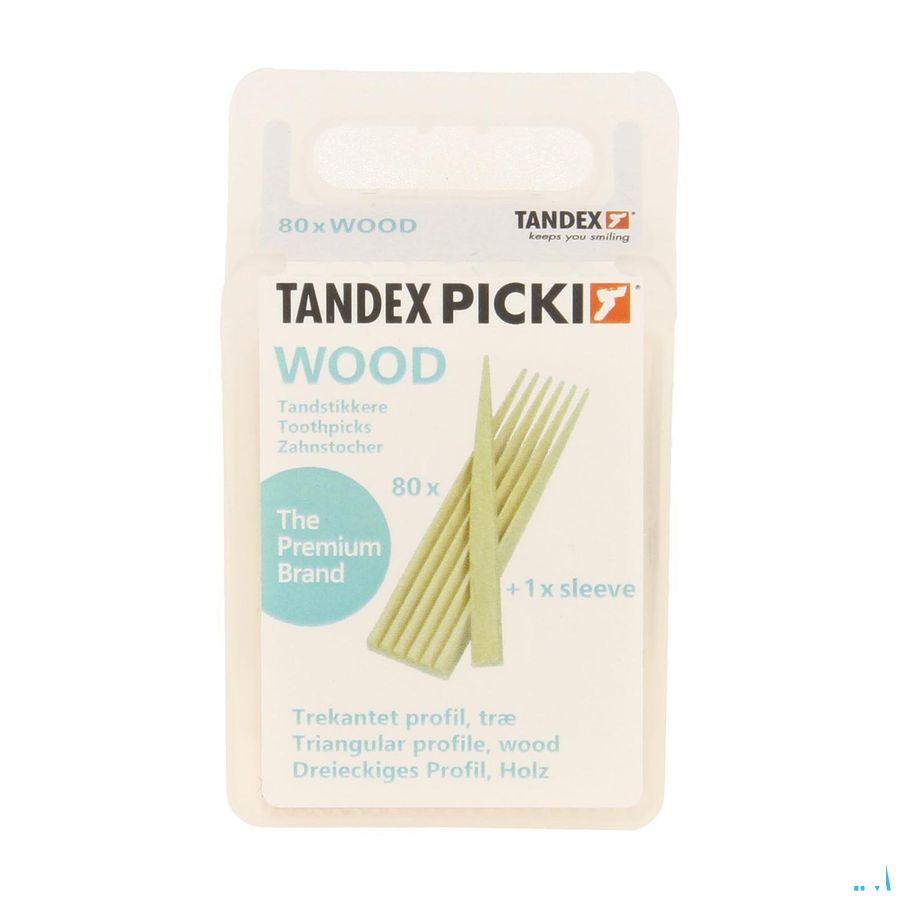 Tandex Toothpicks Wood 80  -  Deprophar