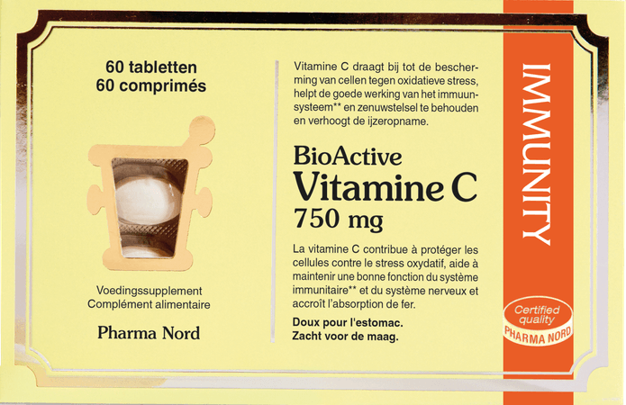 Bioactive Vitamine C 750 mg Tabletten 60  -  Pharma Nord