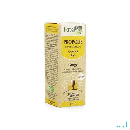 Herbalgem Propolis Breed Spectrum Bio Flacon druppels 15 ml  -  Herbalgem