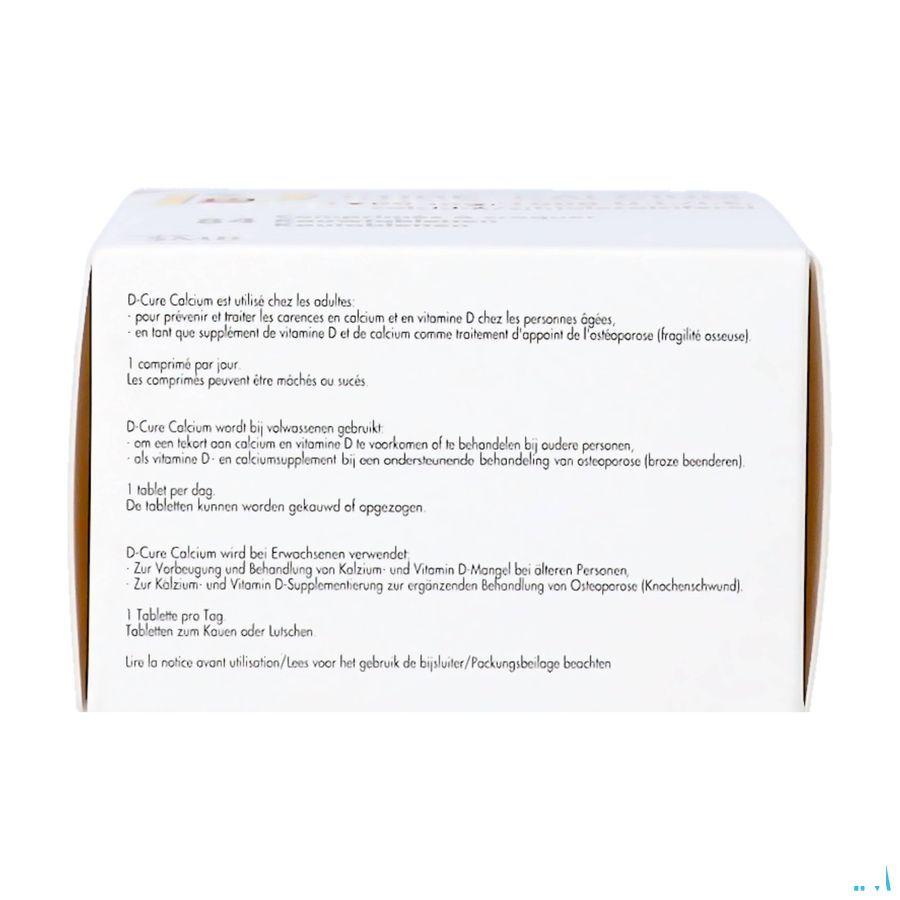 D Cure Calcium 1000 mg/1000UI Kauwtabletten 84