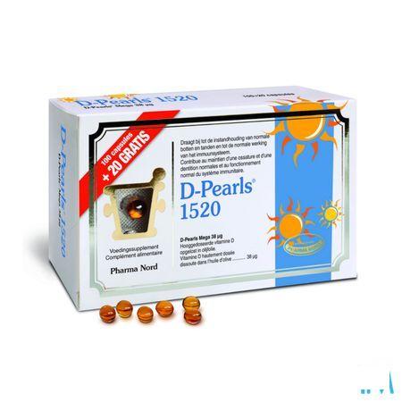 D-pearls 1520 Capsule 100 + 20  -  Pharma Nord