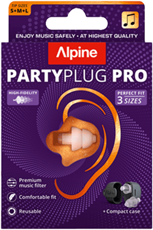 Alpine Partyplug Pro Transparant S+M+L  -  Ceres Pharma