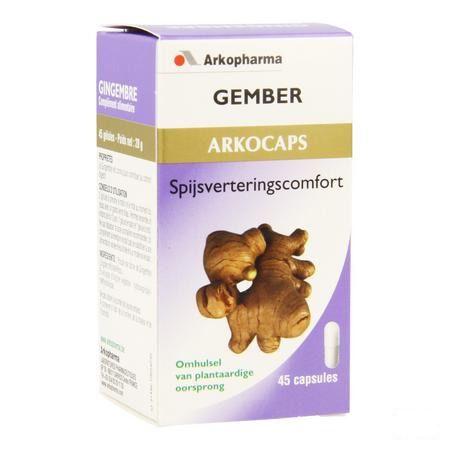 Arkocaps Gember Plantaardig 45  -  Arkopharma