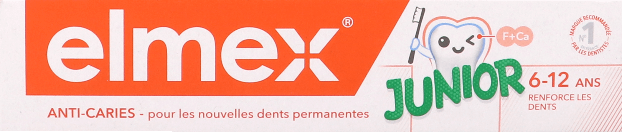 Elmex A/Caries Junior Tandpasta 75 ml