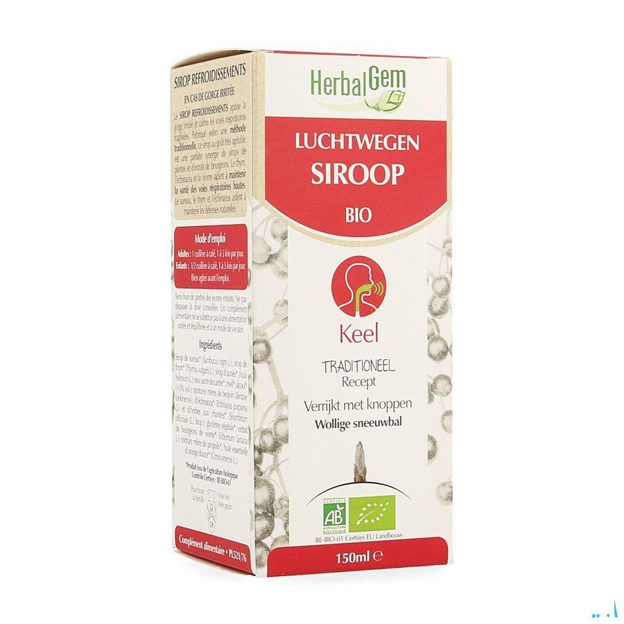Herbalgem Verkoudheidssiroop 150 ml  -  Herbalgem