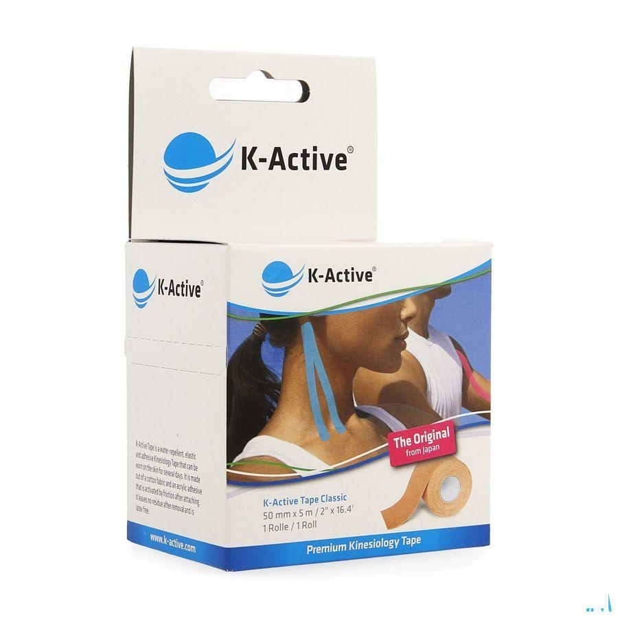 K-active Tape Neutral 5,0cm X 5m  -  Naqi