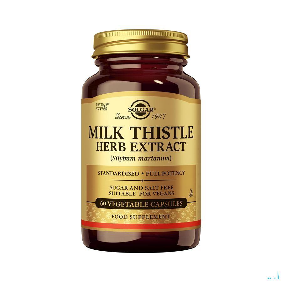 Milk Thistle Herb Extract (mariadistel) V-Capsule 60  -  Solgar Vitamins