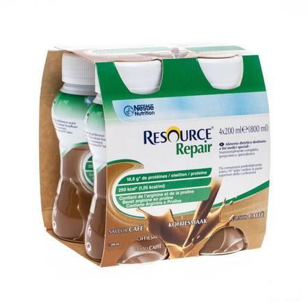 Resource Repair Koffie Fles 4x200 ml  -  Nestle