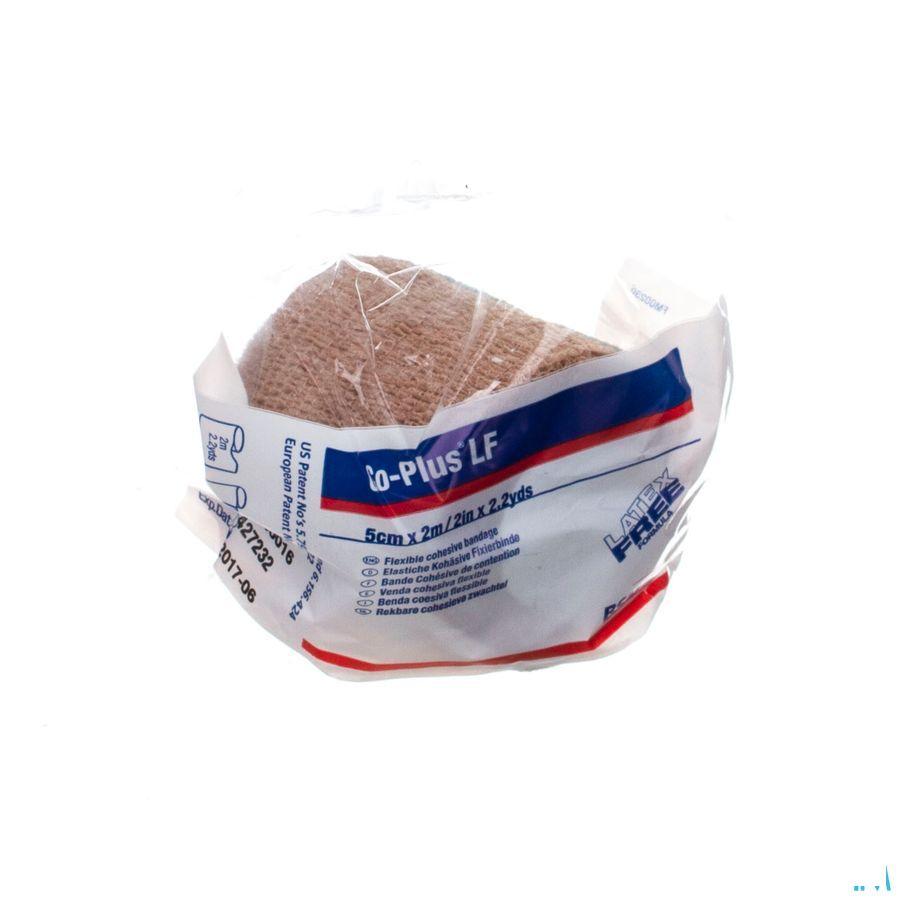 Coplus Bande Coh. zonder latex 5,0cmx2,0m Huid 7210016