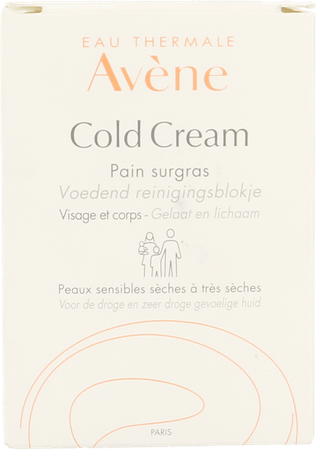 Avene Cold Cream Wasstuk Overvet 100 gr  -  Avene