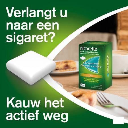 Nicorette Fruit Kauwgom 105x4 mg