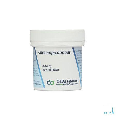 Chromium Picco 200y Comprimes 100  -  Deba Pharma