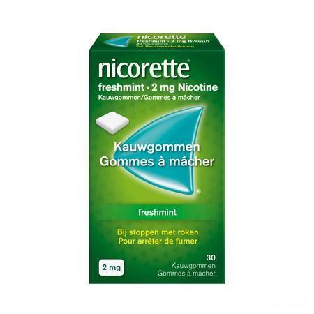 Nicorette Freshmint Gomme Mach 30x2 mg
