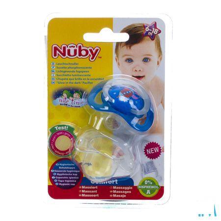 Nuby C Sucette Polyprop. Ortho Lumineuse 6-18m  -  New Valmar