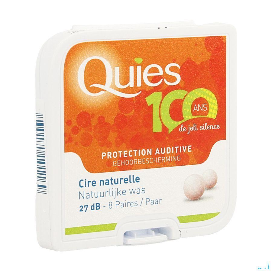 Quies Oordoppen Natuurlijke Was 8 Paar 104422  -  Quies