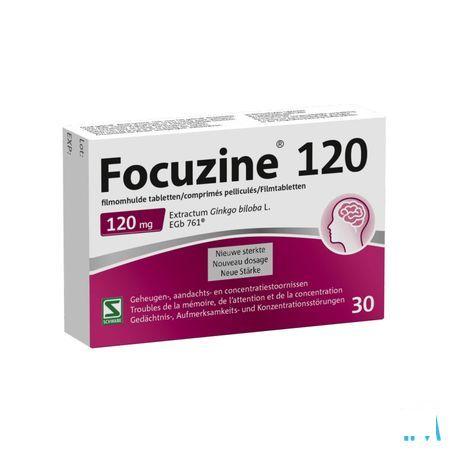 Focuzine 120 mg Filmomh Tabl 30 X 120 mg  -  Vsm