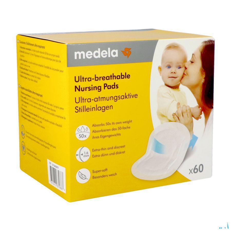 Medela Ultra Ademende Zoogkompressen 60