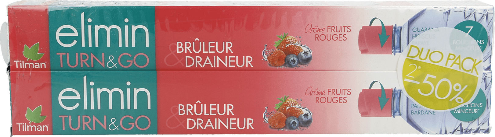 Elimin Turn & Go Rode Vruchten Duo Pack Dopjes 2X7  -  Tilman