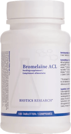 Biotics Bromelaïne ACL 100 comprimés  -  Energetica Natura