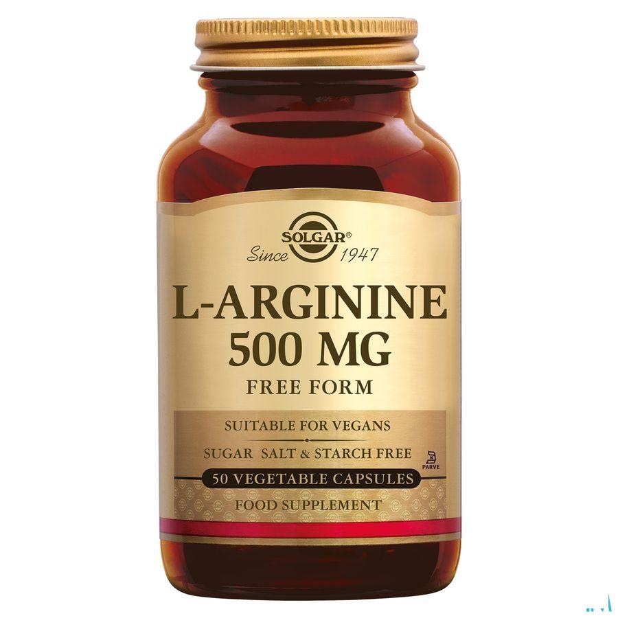 Solgar L-Arginine V-Caps 50X500Mg  -  Solgar Vitamins