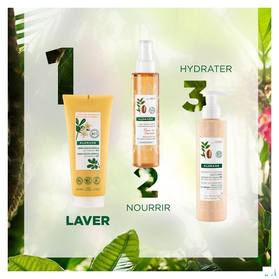 Klorane Lichaam DoucheCreme Plumeria 200 ml