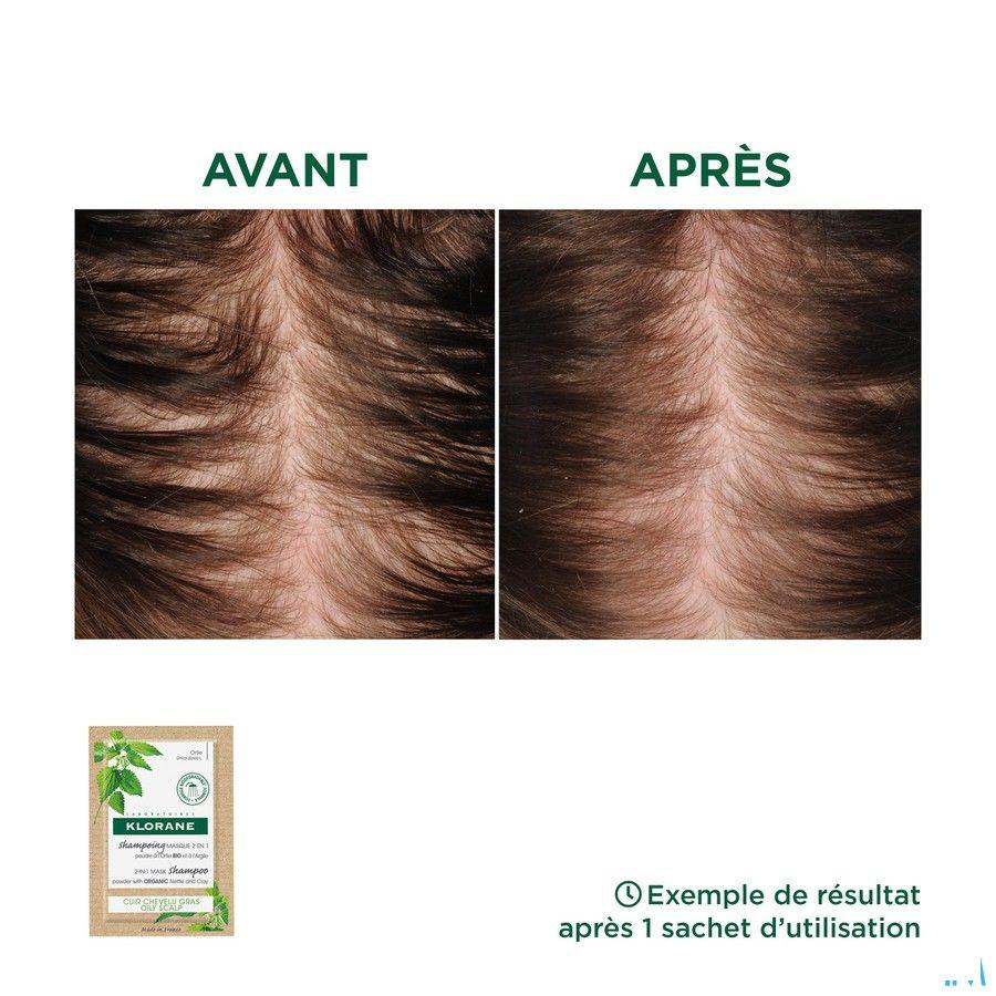 Klorane Capilaire Masque Lavant Ortie 8X3G