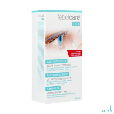 Febelcare Eye 1 Vloeist.contactlens All In 1 100 ml