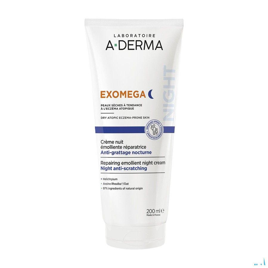 Aderma Exomega Control Herst. Emol. Nacht Cr 200 ml