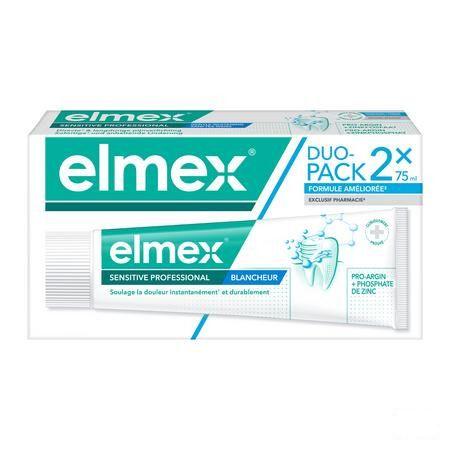 Elmex Sensitive Pro.Whitening Tandpasta 2X75 ml 