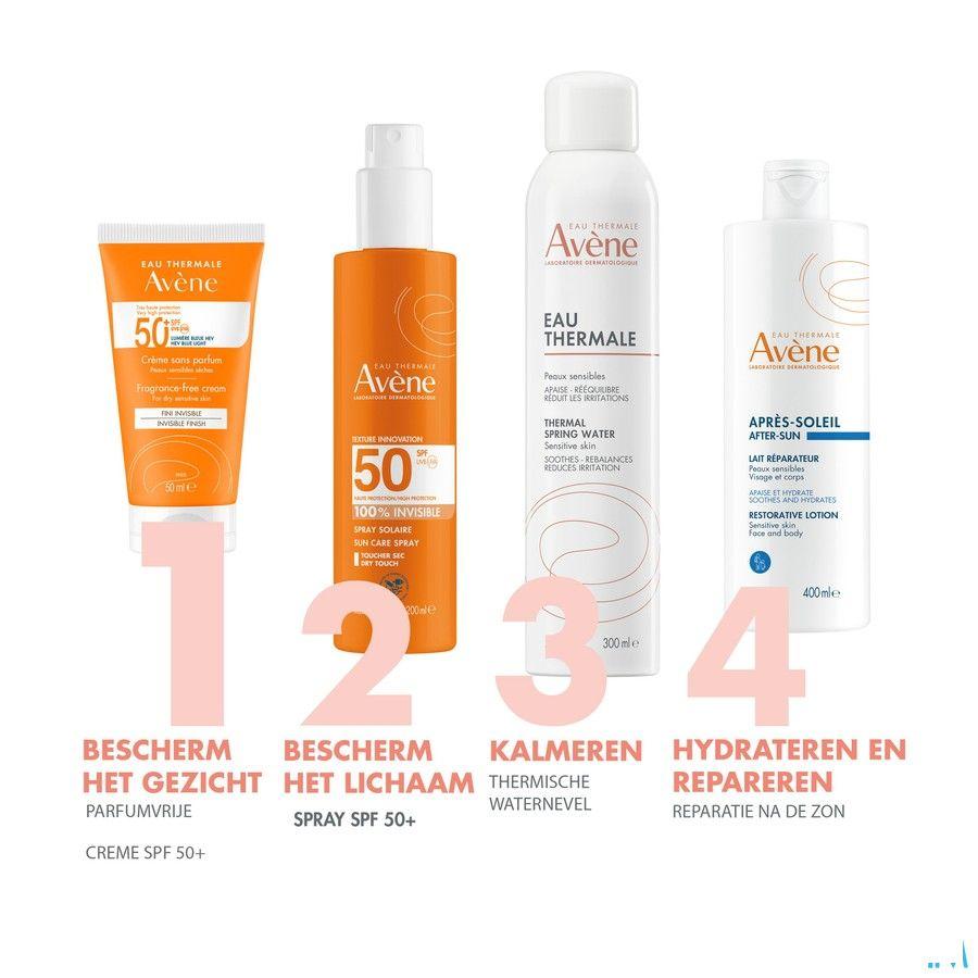 Avene Zon Ip50 + Creme Zonder Parfum 50 ml  -  Avene