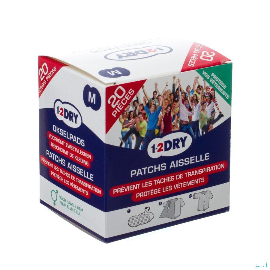 1-2dry Okselpads Medium 20