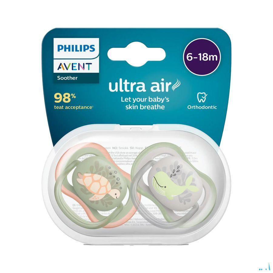 Philips Avent Fopspeen +6M Ultra Air Dieren Mix