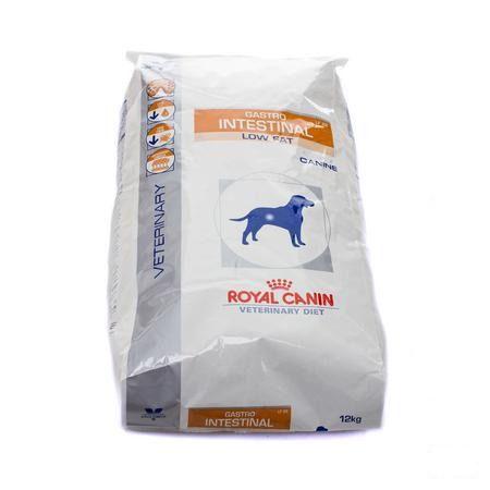 Vdiet Gastro Intestinal Low Fat Canine 12kg  -  Royal Canin