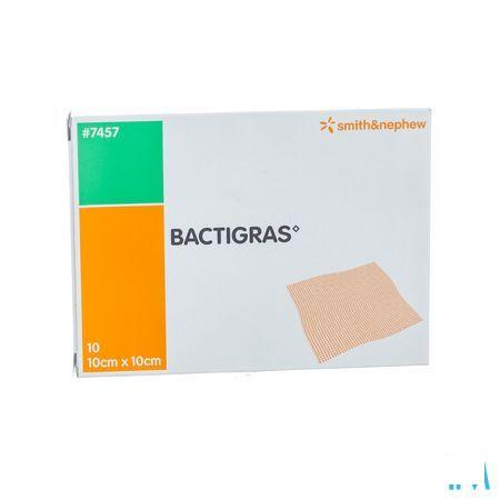 Bactigras Verband 10cmx10cm 10 7457  -  Smith Nephew