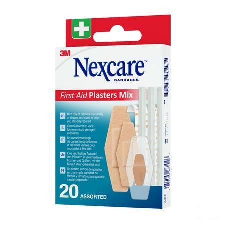 Nexcare First Aid Plasters Mix 20  -  3M