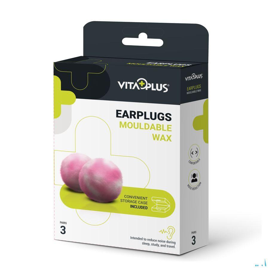 Pharmex Oordopjes Kneedbare Was Vitaplus 3X2